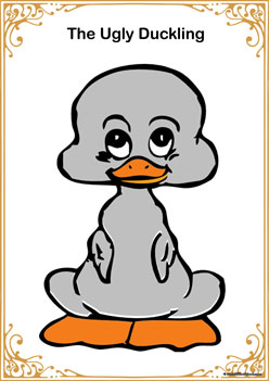 The Ugly Duckling, display posters, fairytale theme posters, fairytale worksheets for children