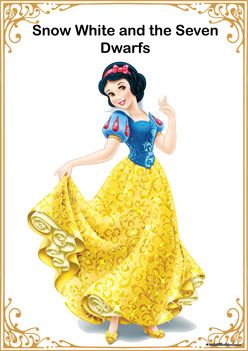 Snow White and The Seven Dwarfs, display posters, fairytale theme posters, fairytale worksheets for children