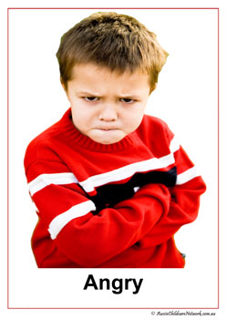 feelings posters angry emotion classroom display children 