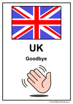 goodbye posters in different languages, cultural language displays, languages from around the world posters