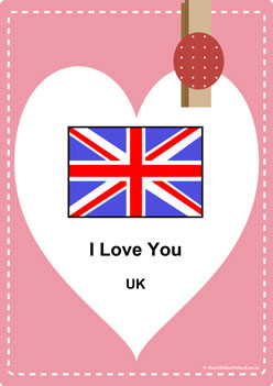 Love You Posters Uk classroom display, I love you in different languages, valentines day love posters for children