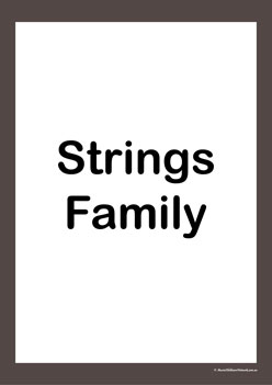 Instrument Family Posters 1