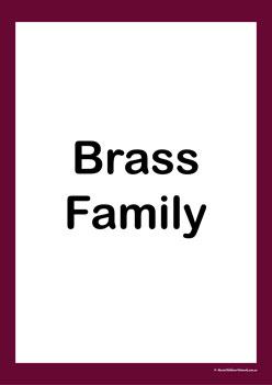 Instrument Family Posters 20