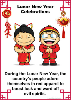 Chinese New Year Posters, celebrating lunar new year poster display, chinese culture preschool posters, happy chinese new year