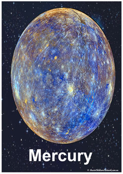 mercury planet display posters solar system posters for childcare and teachers