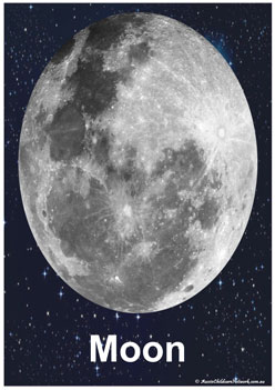 moon planet display posters solar system posters for childcare and teachers