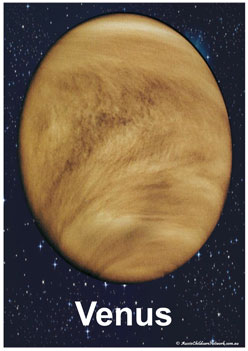 venus planet display posters solar system posters for childcare and teachers
