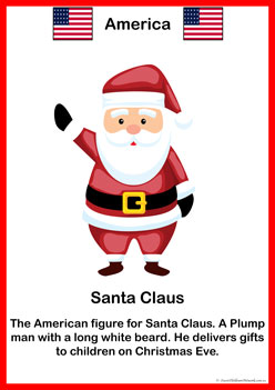 Santa Around The World Posters Fatherchristmas 2