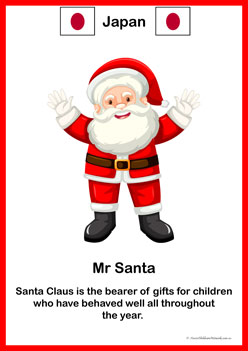 Santa Around The World Posters Mrsanta