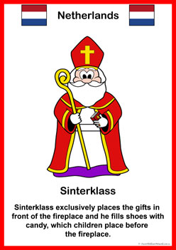 Santa Around The World Posters Sinterlaas 1