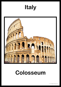 Wonders Of The World Posters - Italy, seven new wonders of the world display posters, classroom display posters, Italy posters