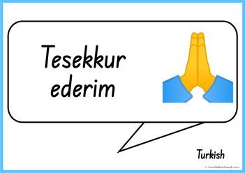 Thankyou Turkish