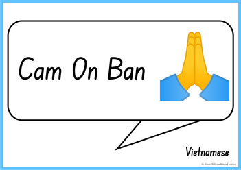 Thankyou Vietnamese