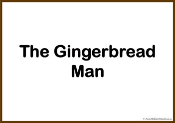 The Gingerbread Man Story 1