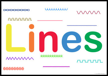 Lines Posters 1, tracing lines