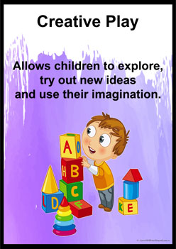 Types Of Play Posters 4, creative play poster display