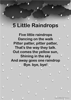 Weather Songs for preschool