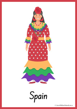 Women Folk Costumes From Different Countries 21