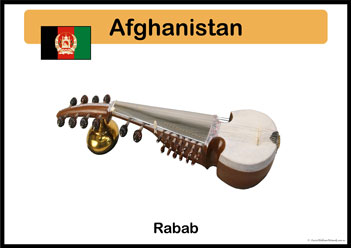World Instruments Posters Afghanistan