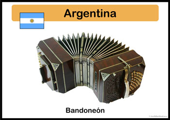 World Instruments Posters Argentina
