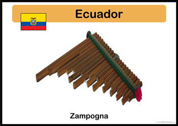 World Instruments Posters Ecuador