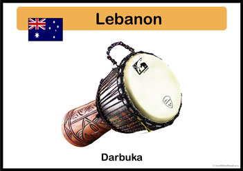 World Instruments Posters Lebanon