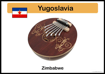 World Instruments Posters Yugoslavia
