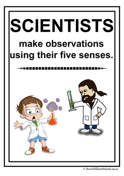 Scientist Poster Display How Scientists Make Observations