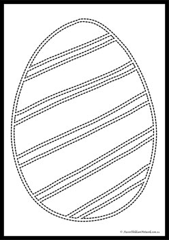Easter Egg Tracing Pages 10