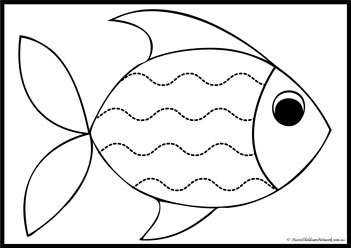 Fish Tracing Lines 3