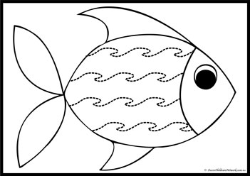 Fish Tracing Lines 4