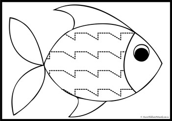 Fish Tracing Lines 8