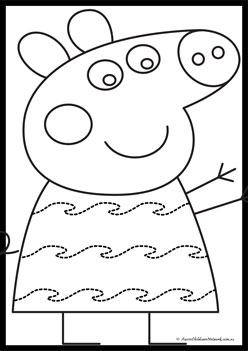 Peppa Pig Tracing Line 4