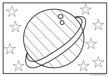planet tracing lines worksheets space theme prewriting worksheets for preschool