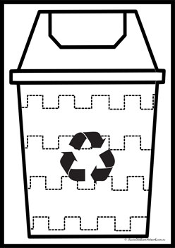 Recycling Bin Tracing Line 1