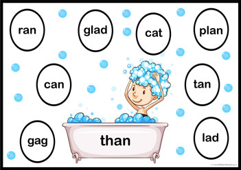 Rhyme Bubbles 6, rhyming words for children