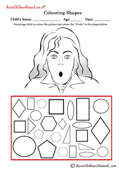 colouring shapes coloring pages shapes