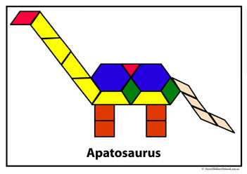 Dinosaur Pattern Apatosaurus