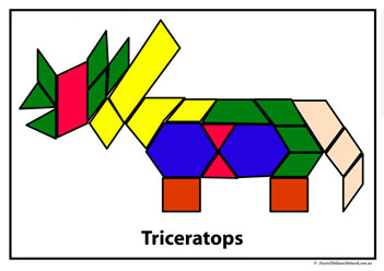 Dinosaur Pattern Triceratops