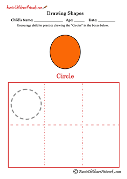 drawings of shapes CIRCLES