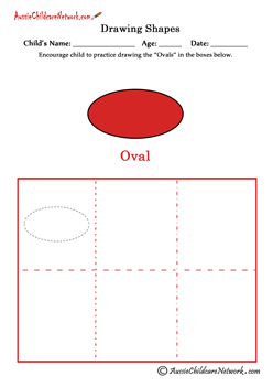 drawing with shapes OVALS