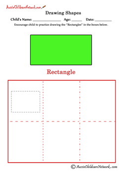 draw shapes RECTANGLES
