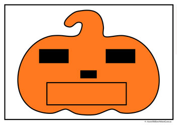 matching shapes shape recognition pumpkin head shapes halloween theme shapes worksheets shapes rectangle activity