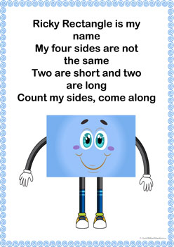 Shape Poems 4, shape poems for preschool