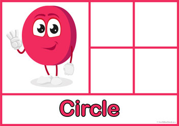 Shape Sorting Circle, circle shape mats sorting worksheets for children learning shapes