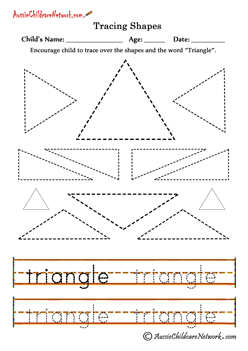 shapes tracing TRIANGLES