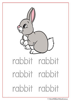 Farm Animal Vocabulary Rabbit