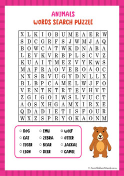 Word Search Puzzle 1
