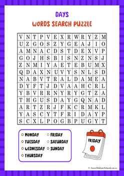 Word Search Puzzle 6