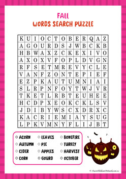 Word Search Puzzle 7